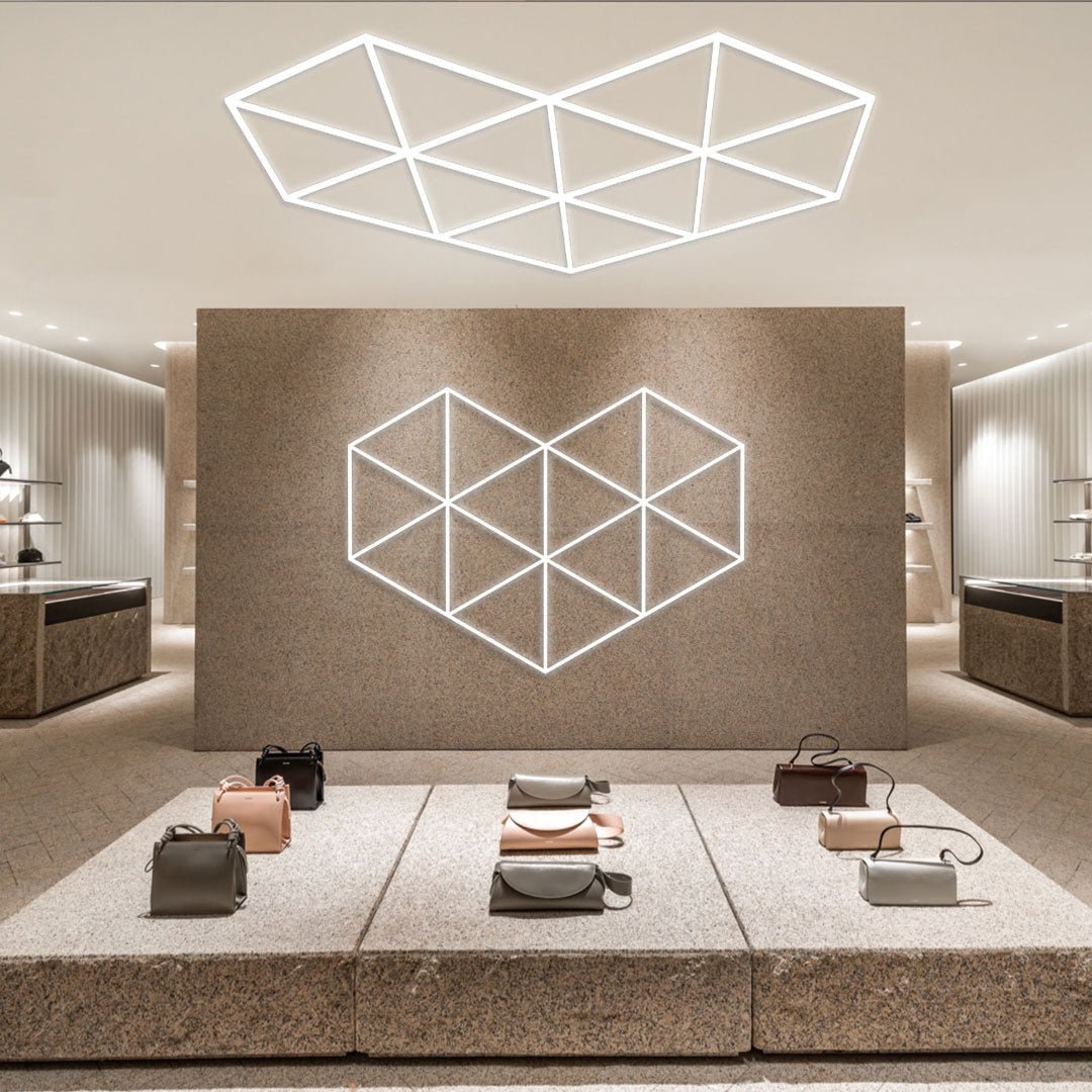 Diamond Series Heart Shape Modular Led Lighting Systems - ZT6106 - Hexagon Lights Modular Floor Tiles