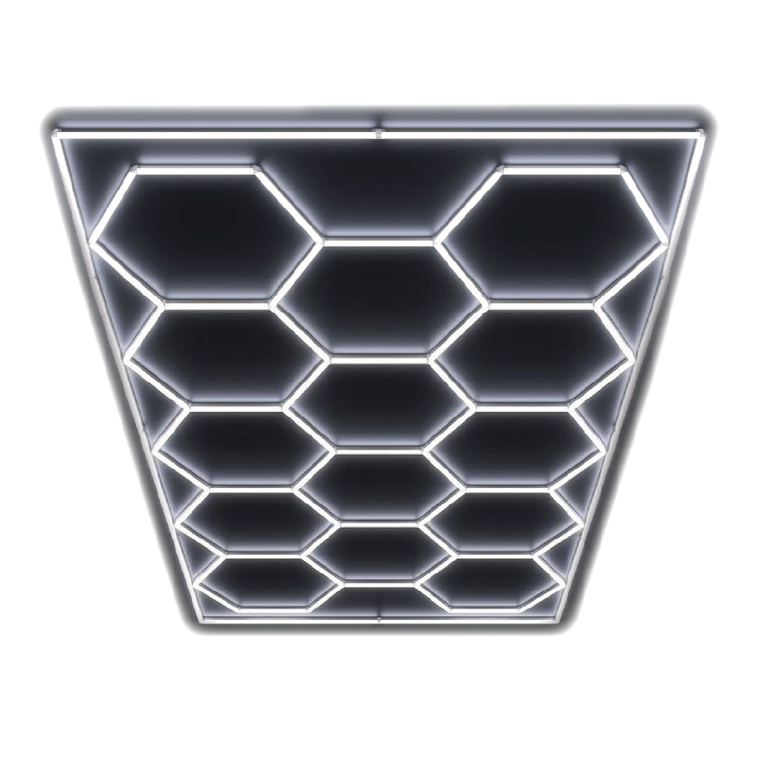 Hexagon Light 14 hex shape with white border