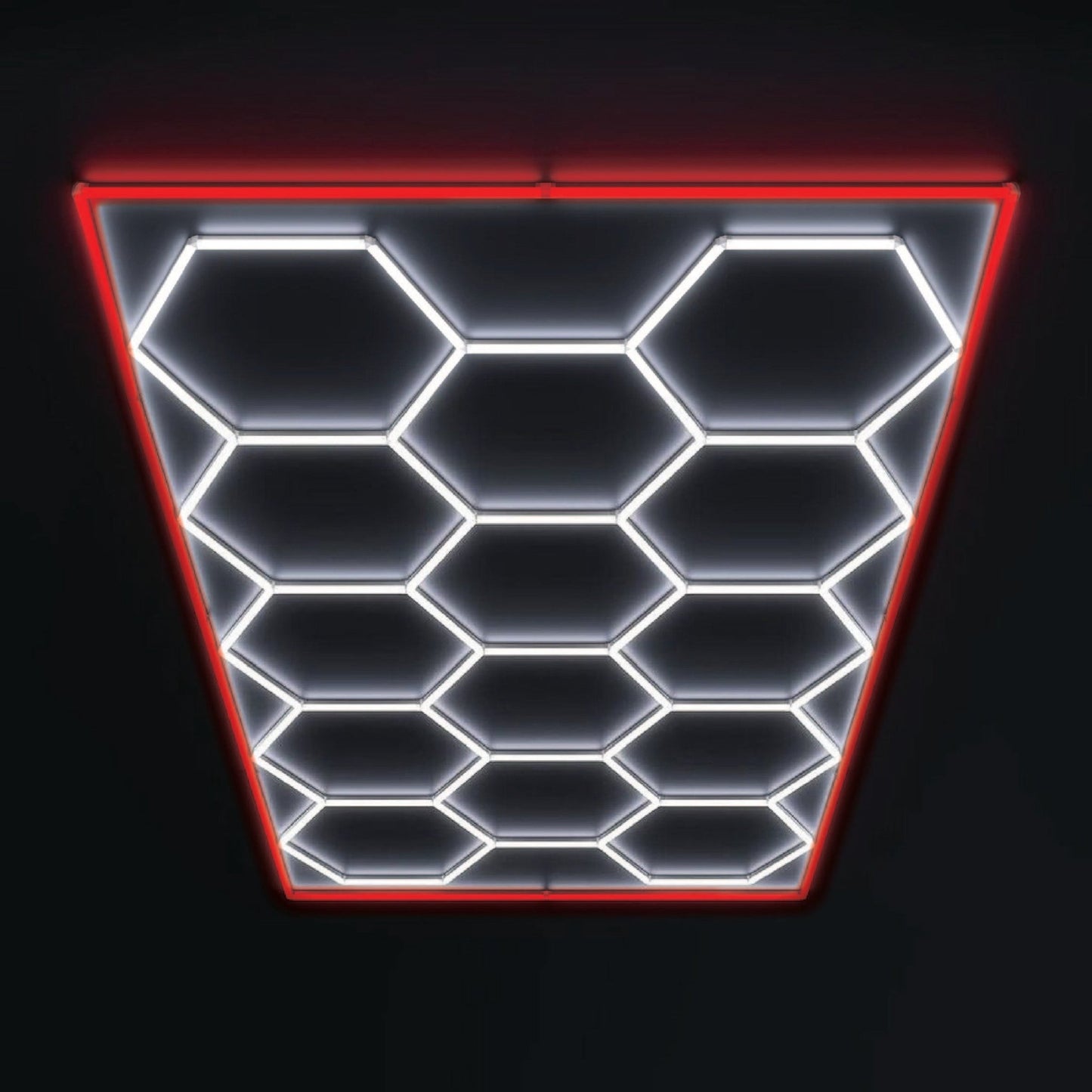 Hexagon Light (14 Hex Shapes Plus Red Border) - Detail Garage SA