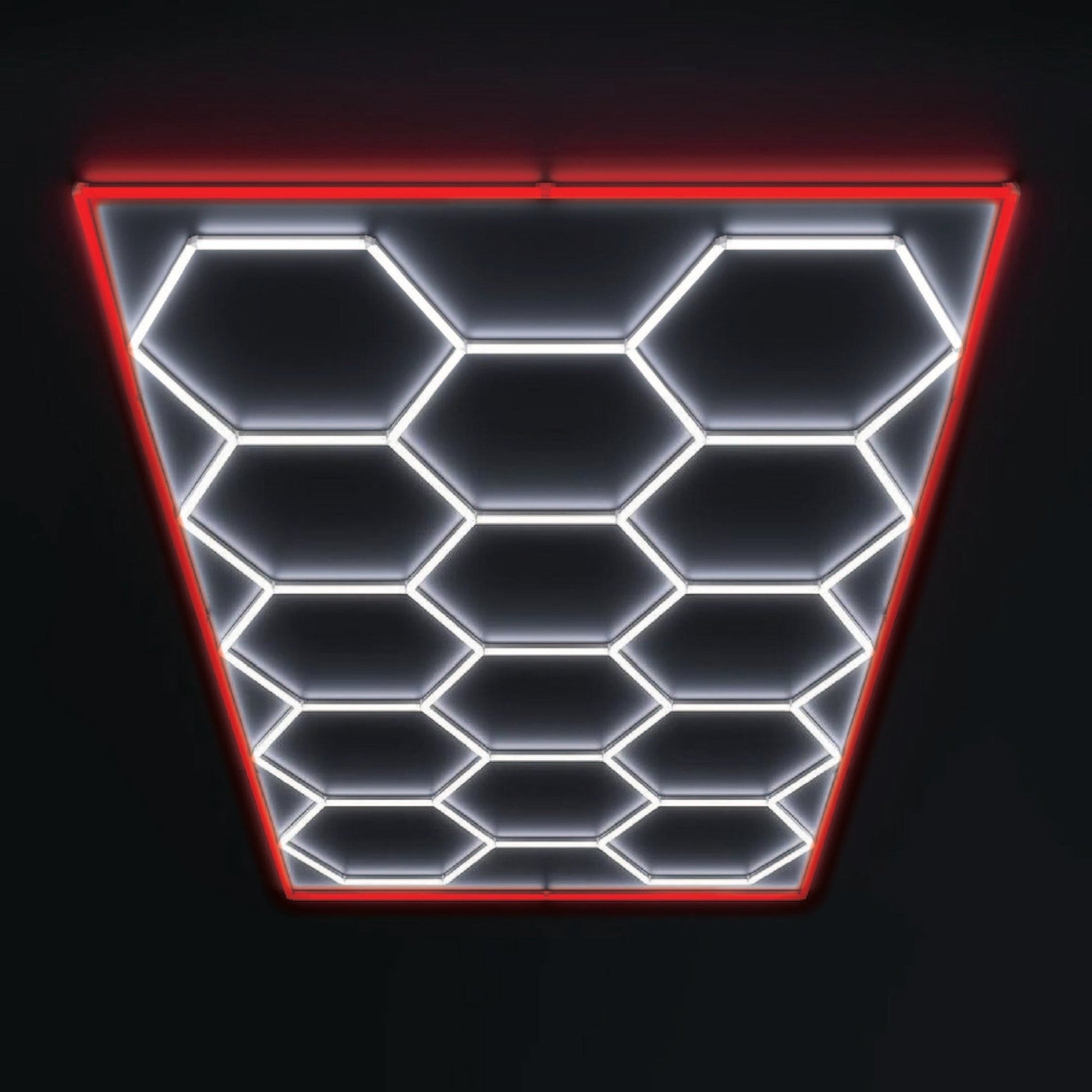 Hexagon Light (14 Hex Shapes Plus Red Border) - Detail Garage SA